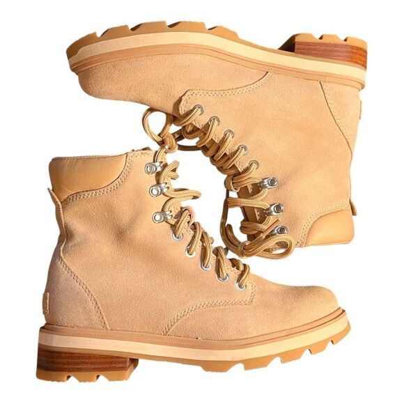 Sorel Women's Lennox Lace Waterproof Boots in Ceramic - size 8.5 - Picture 3 of 9